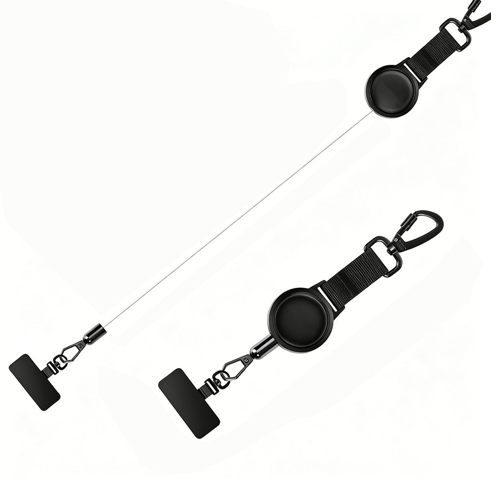 Retractable Phone Holder Locking Carabiner 360 Degree Swivel for Sports