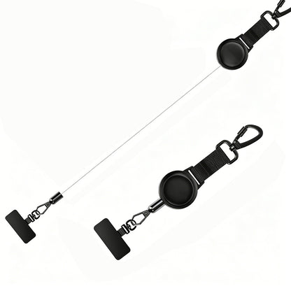 Retractable Phone Holder Locking Carabiner 360 Degree Swivel for Sports