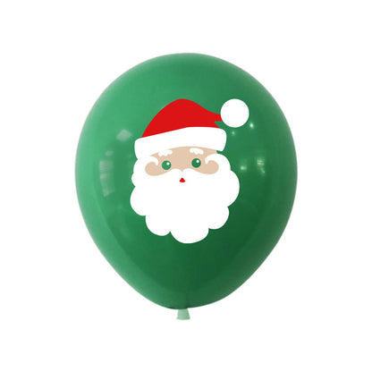 30Pcs Christmas Latex Balloons ¨C Red Nose Reindeer Santa & Tree Party Decorations