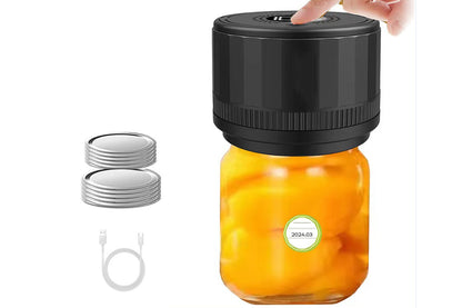 Electric Mason Jar Vacuum Sealer for Food Storage Preservation