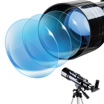 F36070 Astronomical Telescope 360mm Focal Length 70mm Aperture Blue