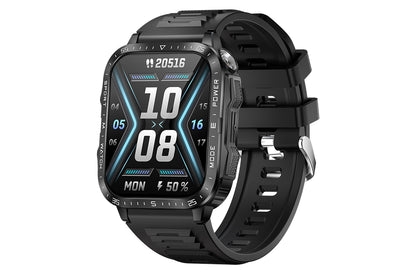 Smartwatches with 100 Sports Modes Voice Assistant Bluetooth Call Music for iPhone-Black