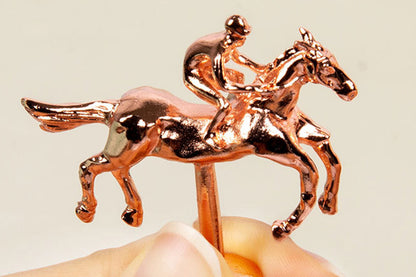 Horse Racing Game Foldable Solid Wood Horse Games Horse Race Board Game With 11 Race Horses