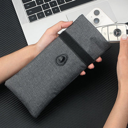 RFID Pouch for Car Keys & Phone ââ‚?Anti Tracking Case Gray