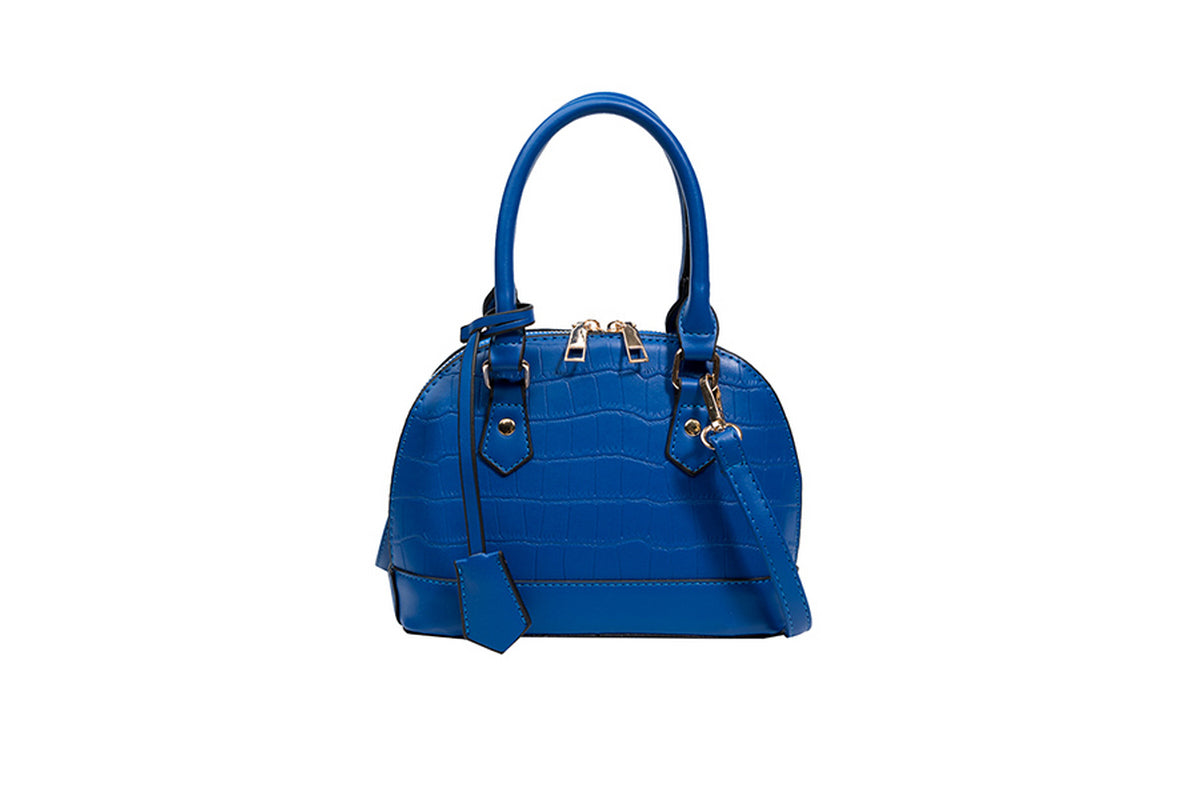 Crossbody Bags For Women Vegan PU Leather Purses Handbag-Blue