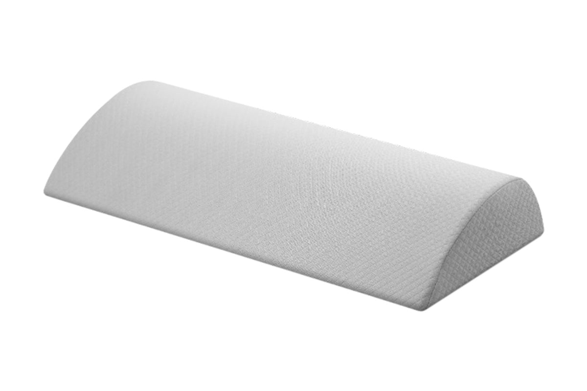 Knee Foot Pillow Half Moon Bolster Pillow - Grey