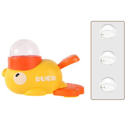 Dog Interactive Treat Dispenser Duck Toy Food Puzzle Slow Feeder