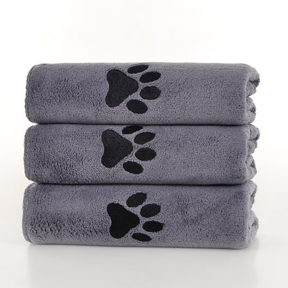 Microfiber Dog Drying Towel Absorbent-Grey