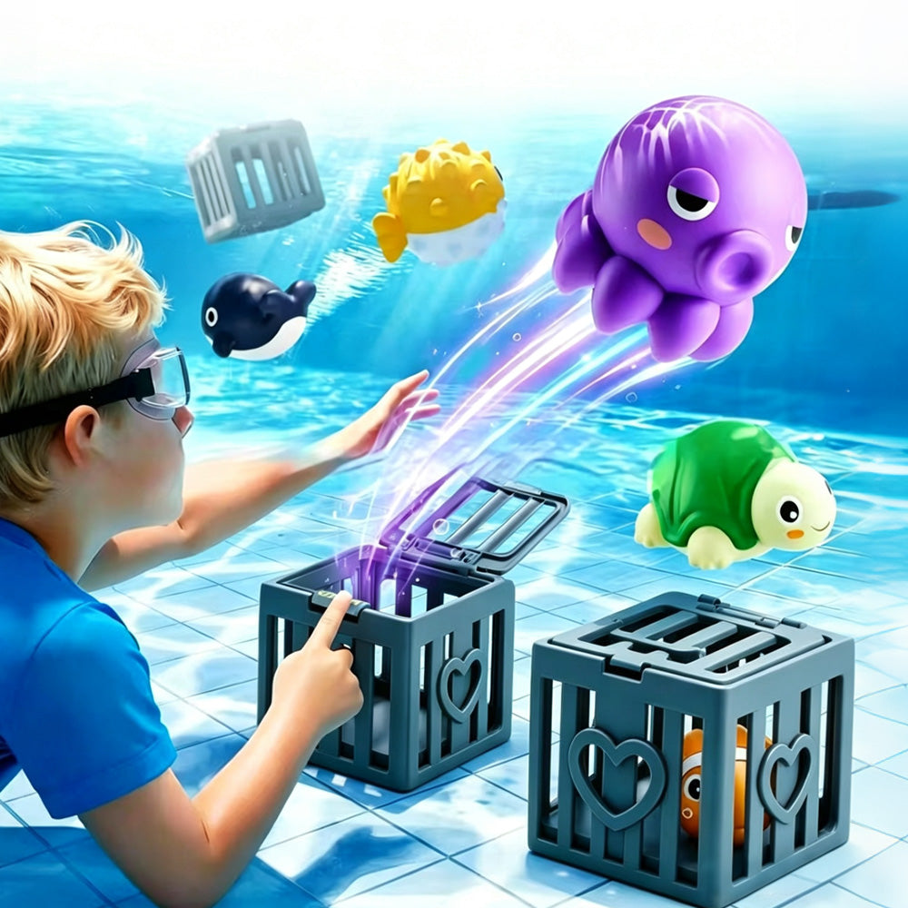 6 Piece Pool Diving Rescue Game