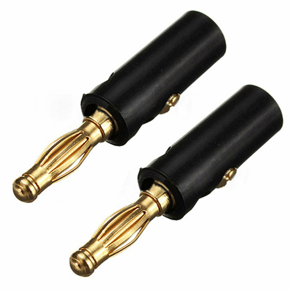 40 PCS Banana Plug Set 0.4cm Speaker Connectors-Black