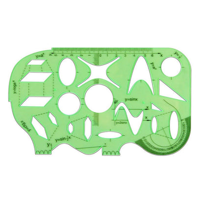 11PCS Plastic Geometric Drawing Templates Set DIY Drafting Stencils Tools