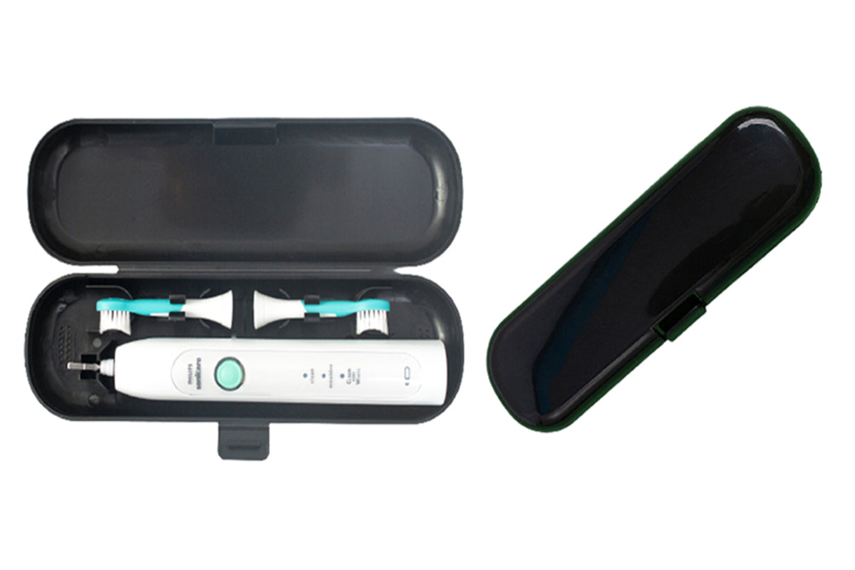 Electric Toothbrush Travel Case, Portable Toothbrush Holder-Black