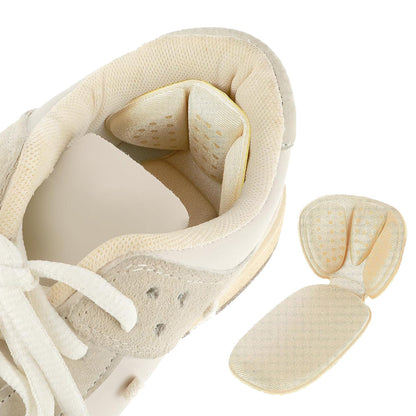 2 Pairs of Back of Heel Cushion Pads Mesh Adhesive Heel Grips Inserts Heel Protectors