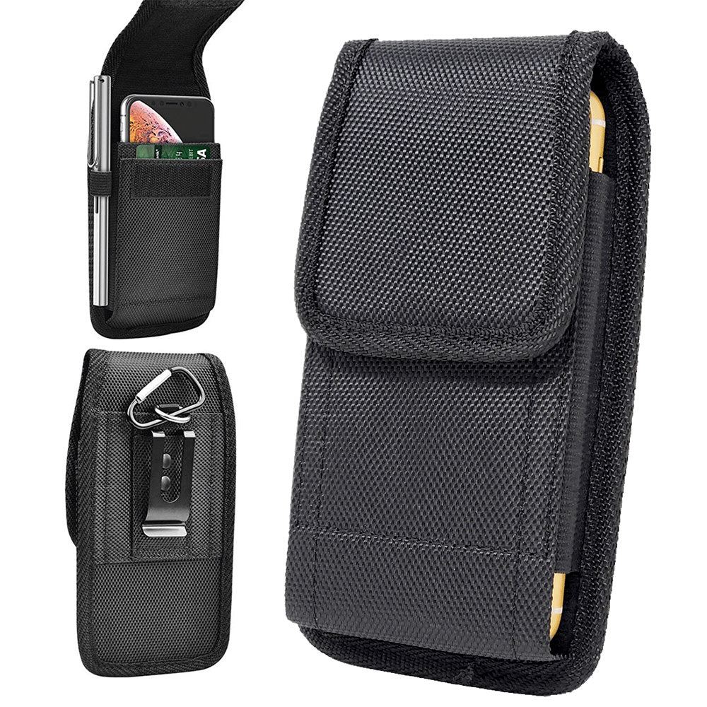 Universal Cell Phone Belt Holster Pouch with Hook & Loop Closure for Men & Women Style 1