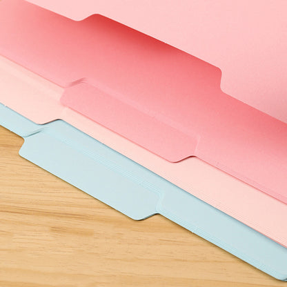 30 Pack File Folder Index Tabs Manila Paper Labels Morandi Colors for Office School