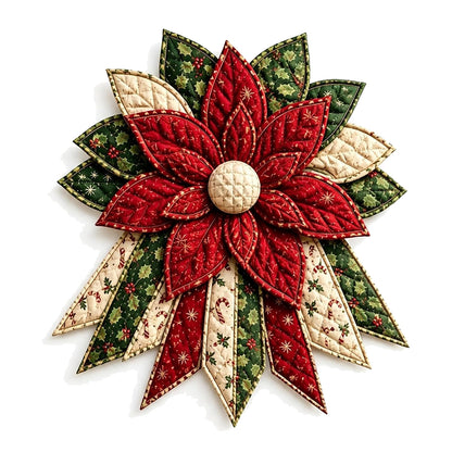 DIY Christmas Door Hanging Sewing Kit Christmas Decorations - Red Flower