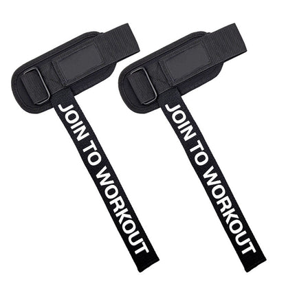 2 Pcs Adjustable Weight Lifting Wrist Bar Straps Pull up Support Strap Grip Strength Band for Sport