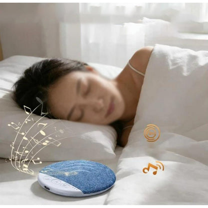 Under Pillow Speaker with White Noise Portable Bluetooth Speaker for Sleeping-White