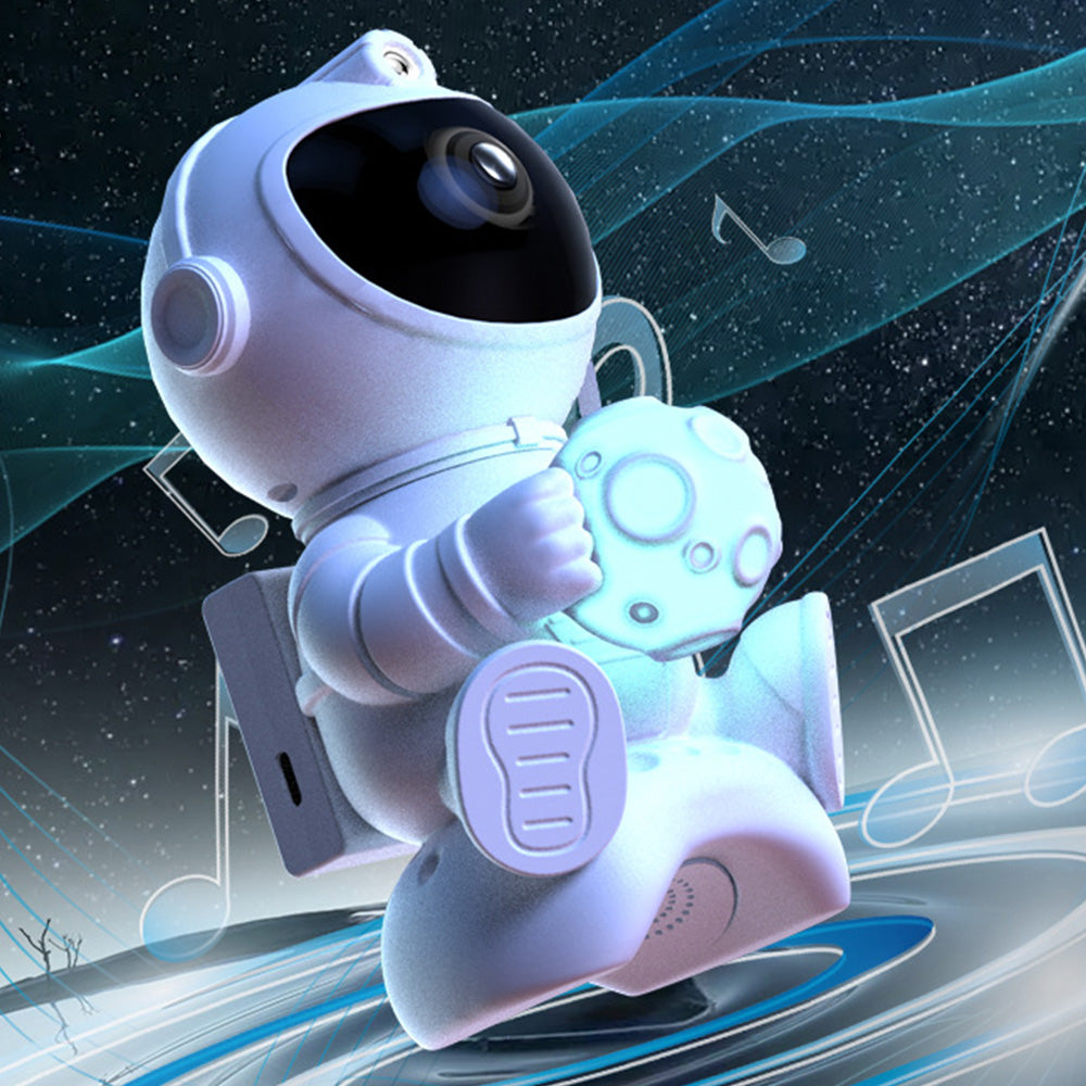 Astronaut Galaxy Star Projector with Bluetooth Speaker and Remote Control-Moon