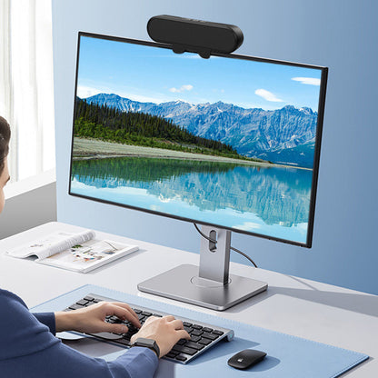 USB Clip-On Speaker 10W High Power Portable Soundbar for Laptop PC