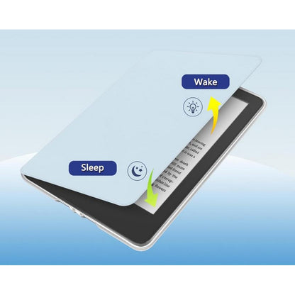 Acrylic Protection Case for Kindle 2024/2022 KPW5 KPW6 with Magnetic Closure-Blue