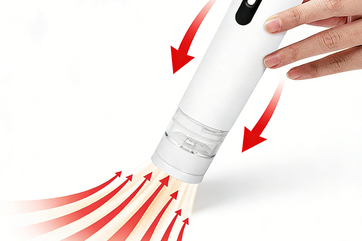 Compact Food Vacuum Sealer with 15 Reusable Vacuum Bags