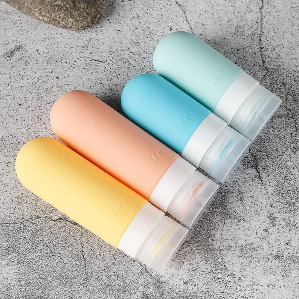 17Pcs Travel Bottles for Toiletries Silicone Travel Containers for Shampoo
