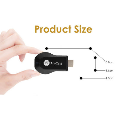 Wireless Display Adapter WiFi 1080P Mobile Screen Mirroring Receiver Dongle for iPhone