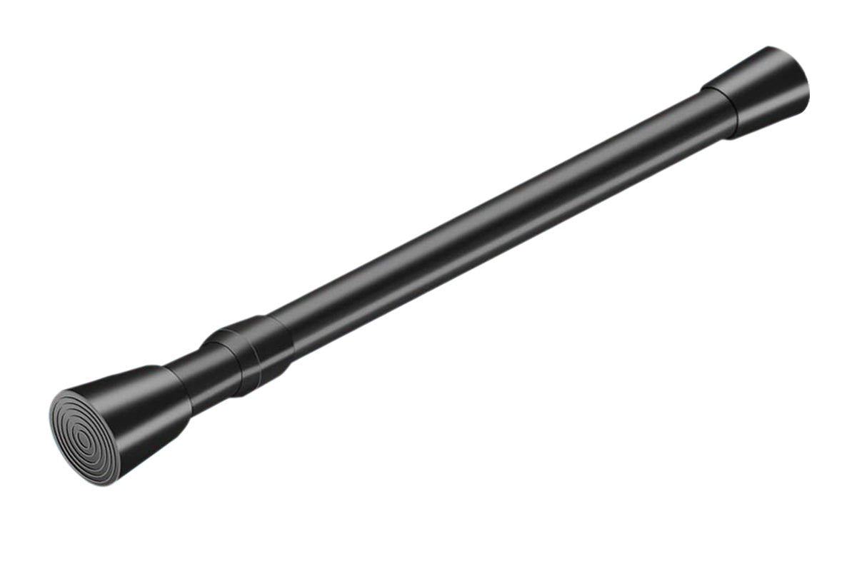 Adjustable No Drilling Black Expandable Curtain Rods