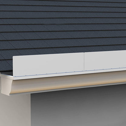 Set of 4Pcs Gutter Valley Splash Guards Rain Drip Gutter Guard for House Shingle Roofs Corner