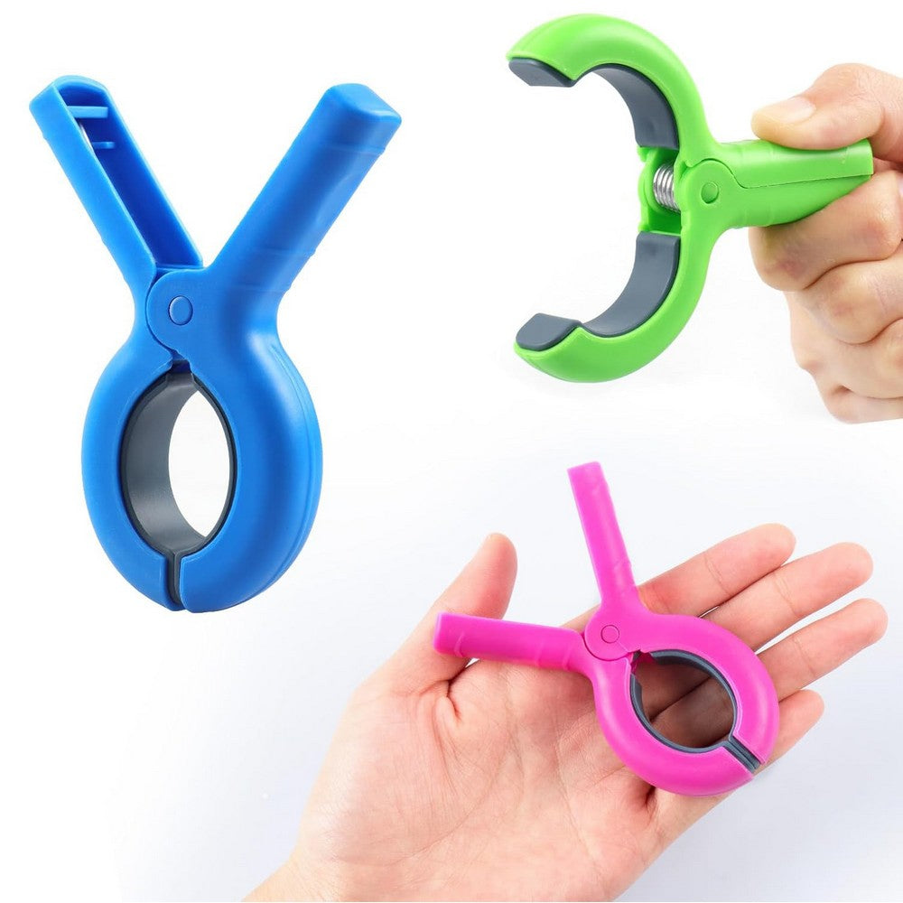 20Pcs Large Beach Towel Clips for Beach Chairs Towel Holder Beach Accessories