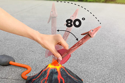 Dinosaur Rocket Launcher Toy Set Outdoor Fun Little Ones Toys for Boys and Girls Birthday Gift
