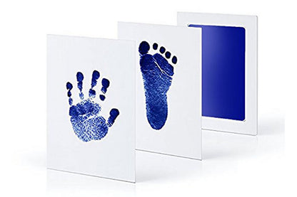 Hand Footprint Kit Dog Paw Print Kit Clean Touch Ink Pad-Blue