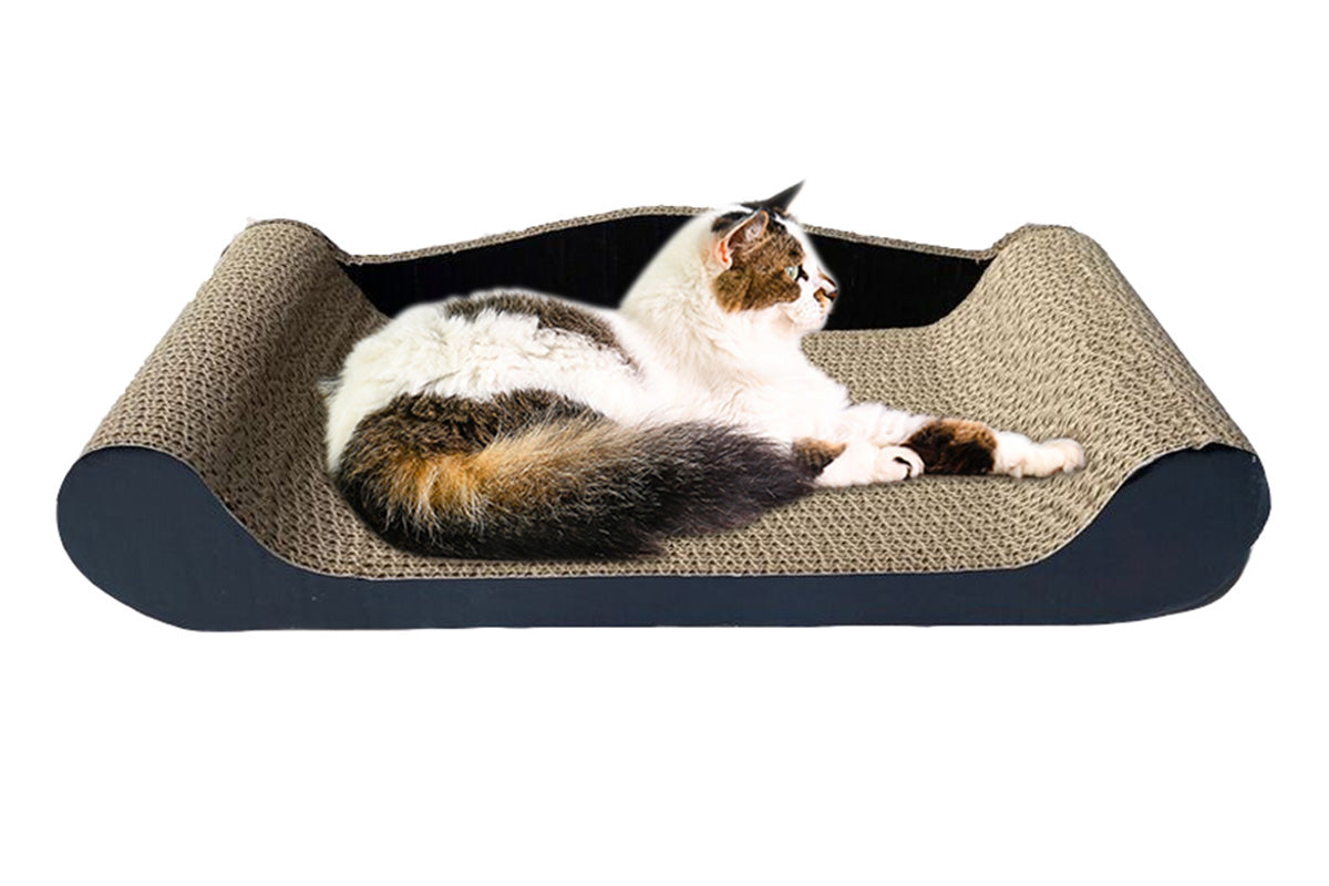 Cat Scratching Board Cat Toy Post Scratcher Corrugated Cardboard Pet Gym Toy