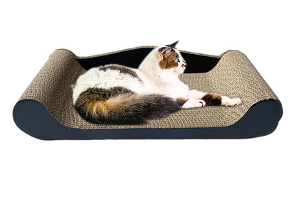 Cat Scratching Board Cat Toy Post Scratcher Corrugated Cardboard Pet Gym Toy