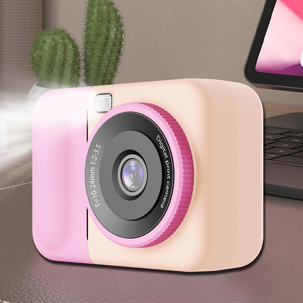 48MP Instant Print Camera with 32GB Memory Card - Pink