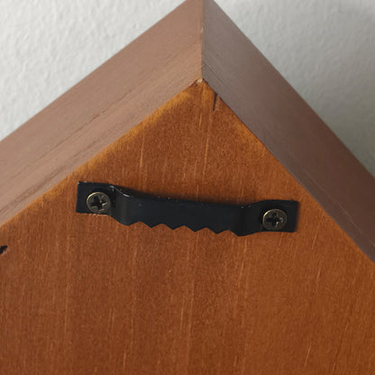 Vintage Key Holder Wall Mount with 3 Hooks Key Rack - Brown