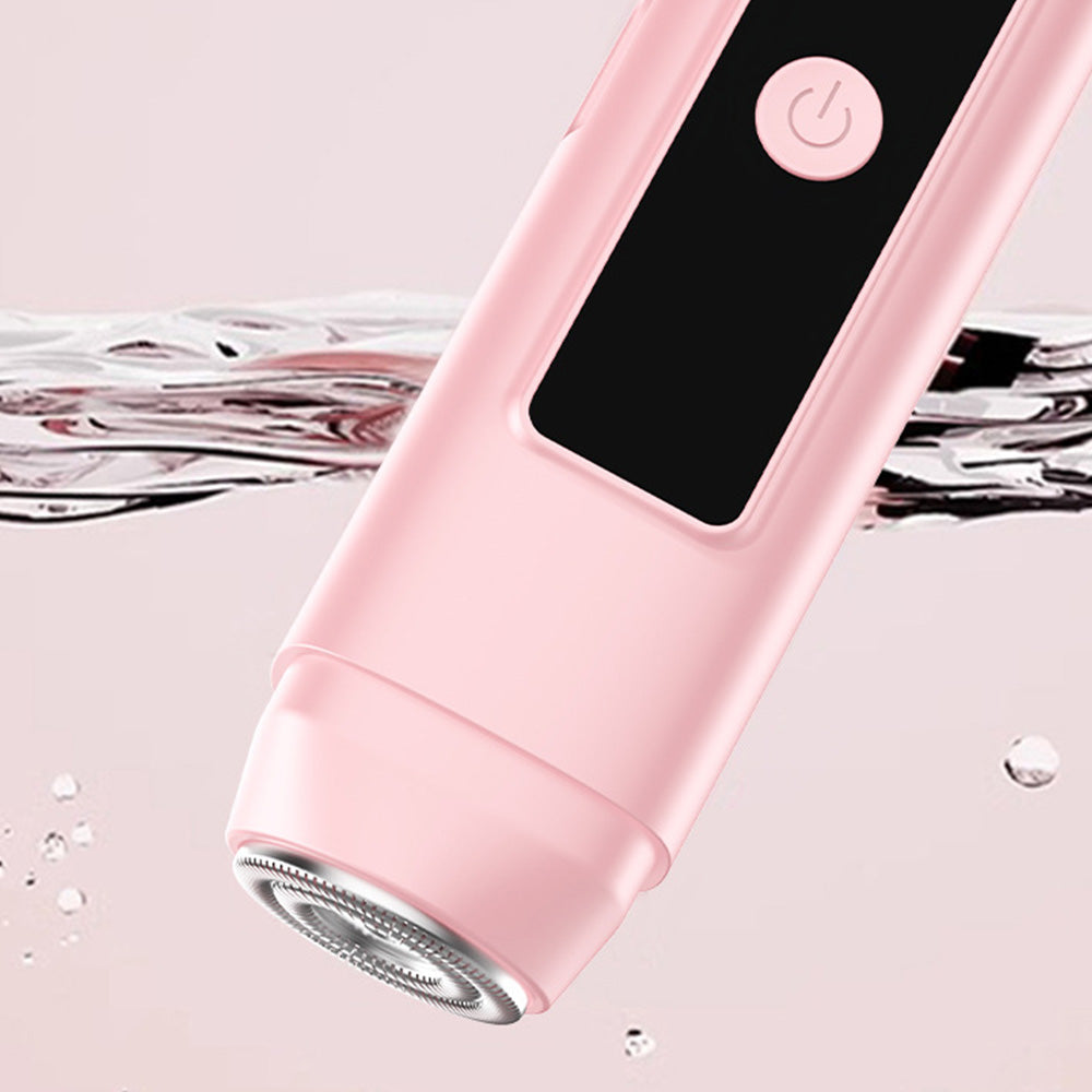 2-in-1 Dual Head Electric Shaver & Bikini Trimmer for Women with LED Display