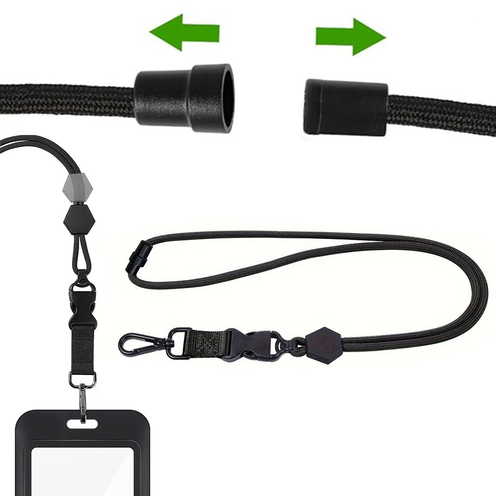 Multi-Function Retractable Carabiner with Lanyard