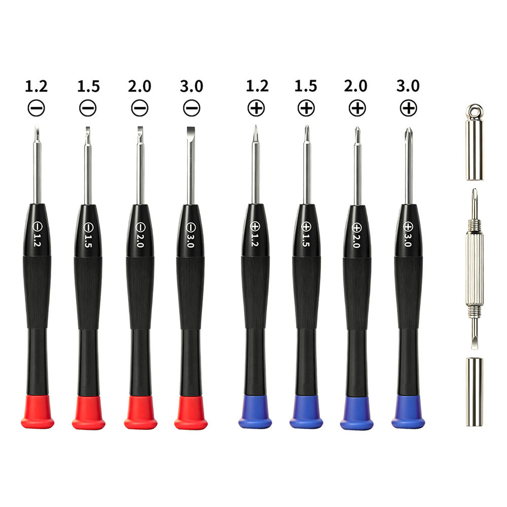 Multi Piece Eyeglass Repair Kit with Screws Nose Pads and Tools