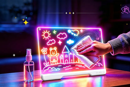 Rechargeable LED Drawing Board - White
