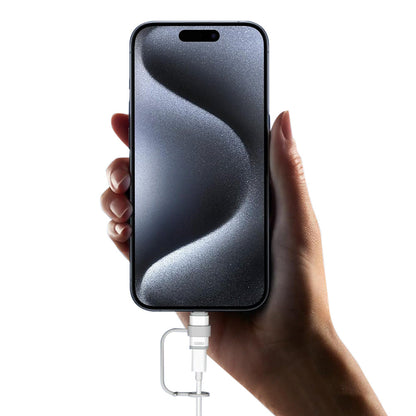 4 Pcs USB-C Male to Lightning Female Adapter for iPhone 15/16 Charging and Data Transfer