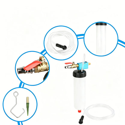 Pneumatic Brake Bleeder Kit Fluid Extractor Pump for Car Motorcycle