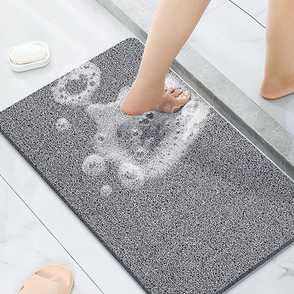 Bathroom Bath Mat Anti Slip Loofah Style Shower Floor Mat