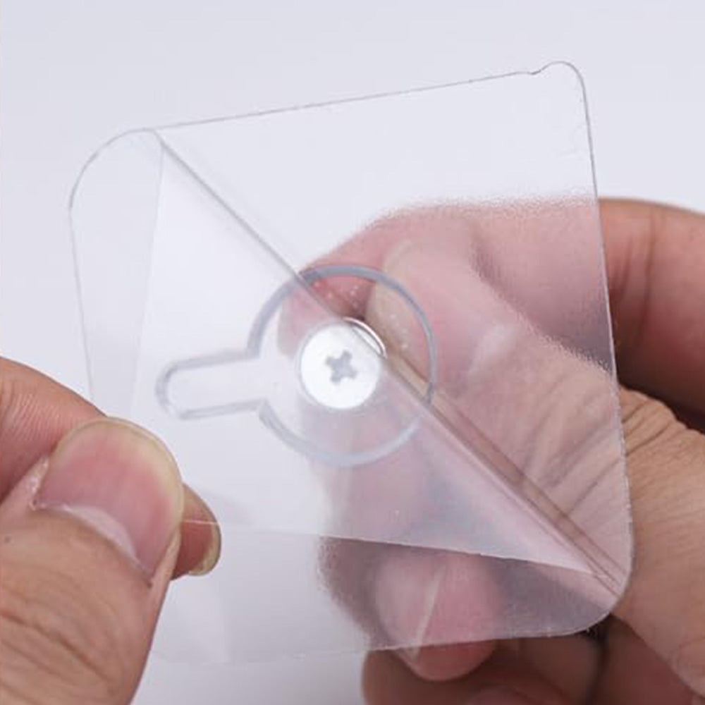 10 Pcs Invisible Picture Hooks No-Drill Self-Adhesive Wall Hangers for Frames