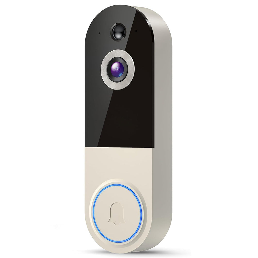 Smart Video Doorbell Camera Wireless Outdoor Doorbell Camera-White