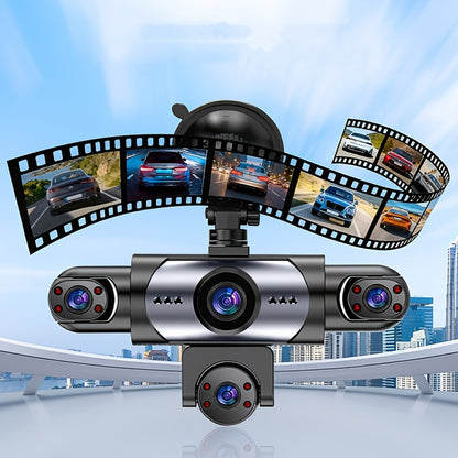 5 Channel WiFi 1080P Dash Cam Front Rear Left Right Interior