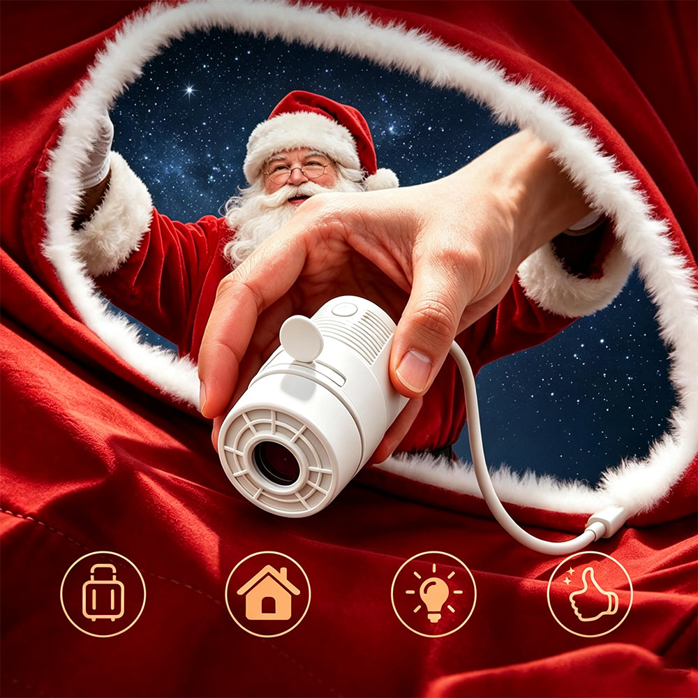 Christmas USB Projector Light with Slides Night Light Projector with 3 Slides