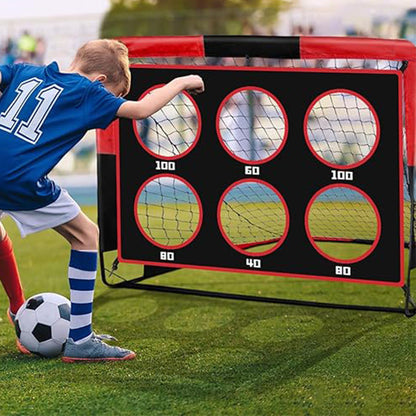 Kids Portable Soccer Goal for Backyard Outdoor Play with Soccer Nets