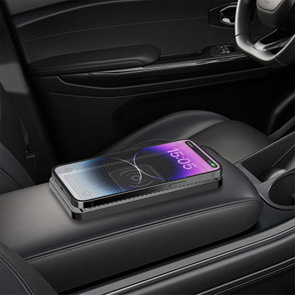 Universal Car Wireless Fast Charger Mat Non-Slip Charging Pad for Devices with Wireless Charging Function Type-C Style